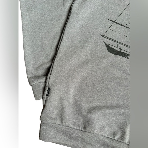 Onia Sailing Ship Pullover Sweatshirt Gray Men’s Size S - Picture 6 of 9